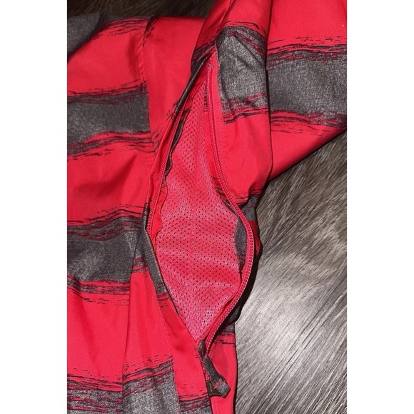 Sessions Terrain Recco Womens Sz XL Red Gray Stripe Jane Heather Snowboard Coat - Picture 7 of 16
